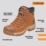 Site Fortress Size 8  Tan Waterproof Steel Toe Cap Safety Boots