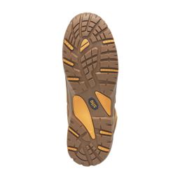 Site Fortress Size 8  Tan Waterproof Steel Toe Cap Safety Boots