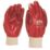 Site  PVC Dipped Gloves Red X Large