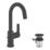 Grohe Start Matt Black 311mm Tall Lever Mono Basin Mixer Tap  With Pop-Up Waste