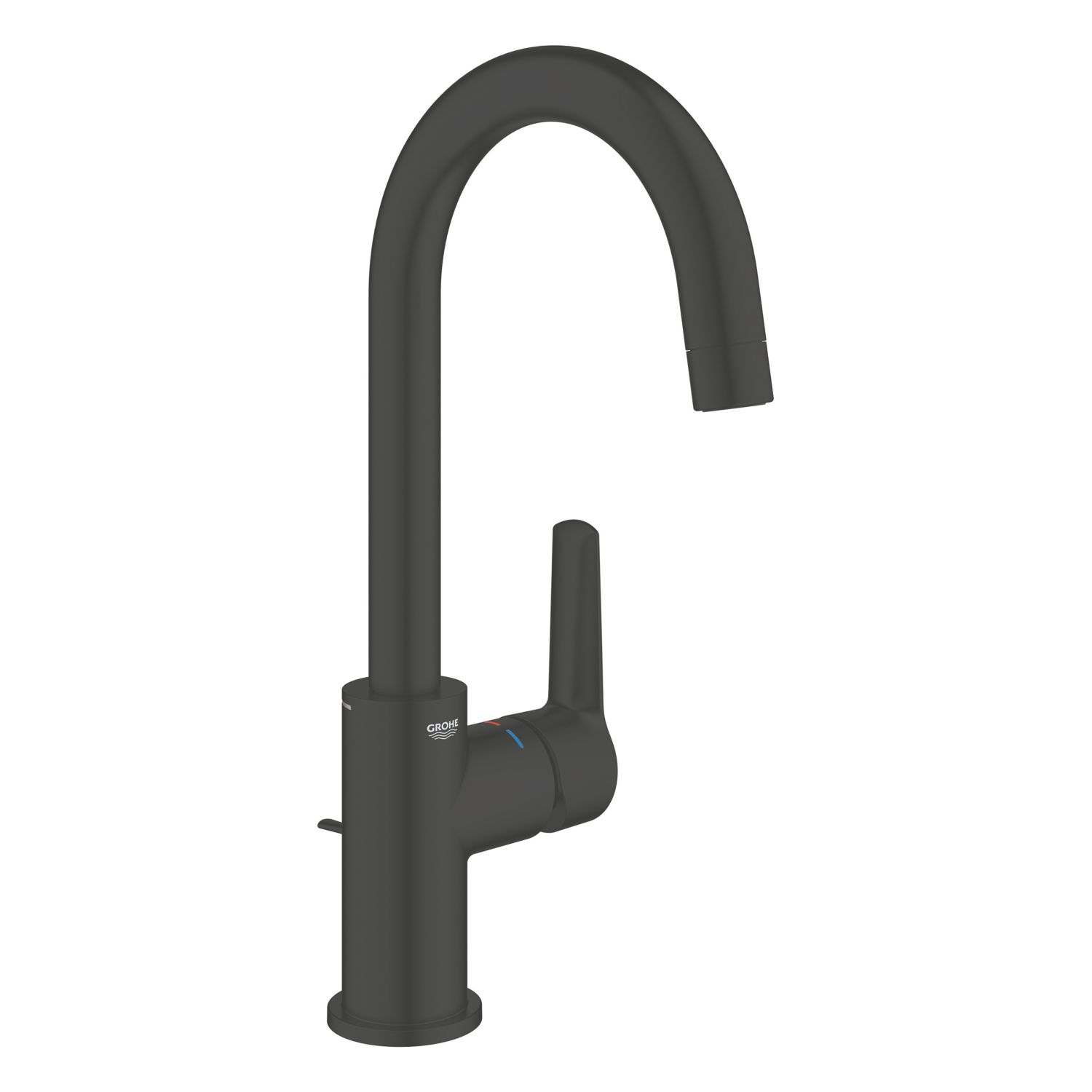 Grohe Start Large Basin Tap with Pop-Up Waste Matt Black (798YX)