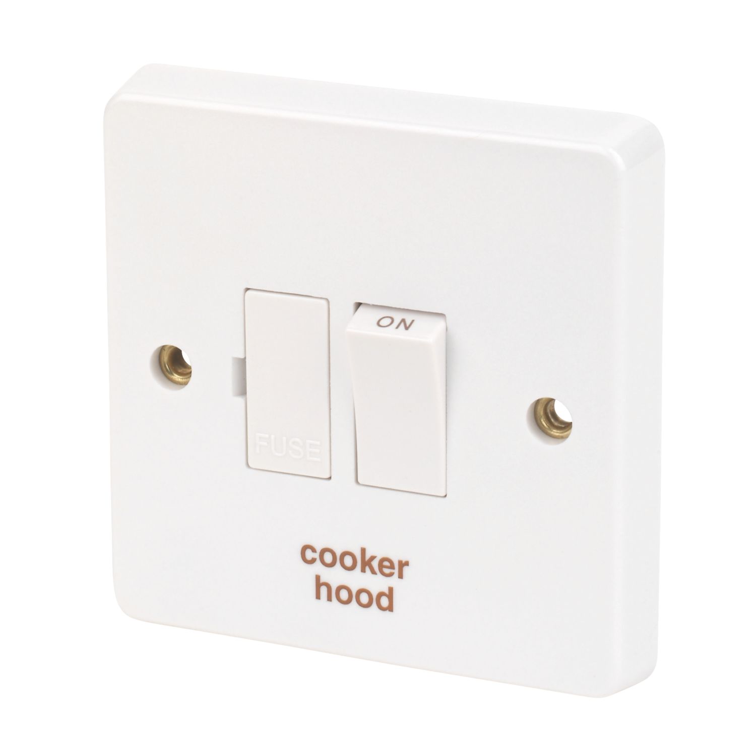 Crabtree Capital 13A Switched Cooker Hood Fused Spur White (7993J)