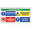 "Site Safety All Visitors" Sign 610mm x 1220mm