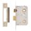 ERA  Chrome Effect Bathroom Lock 64mm Case - 44mm Backset
