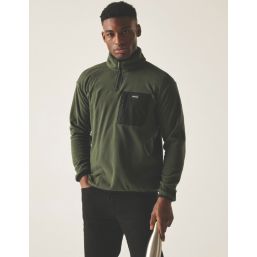 Regatta Frankie Half Zip Fleece Dark Khaki X Large 51.9" Chest