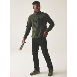 Regatta Frankie Half Zip Fleece Dark Khaki X Large 51.9" Chest