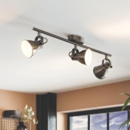 Eglo Seras LED 3-Light Spotlight Antique Nickel/Cream 2.8W 250lm