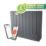 Masterplug Comfort 1500W Oil Wall-Mounted Oil-Filled Radiator Grey