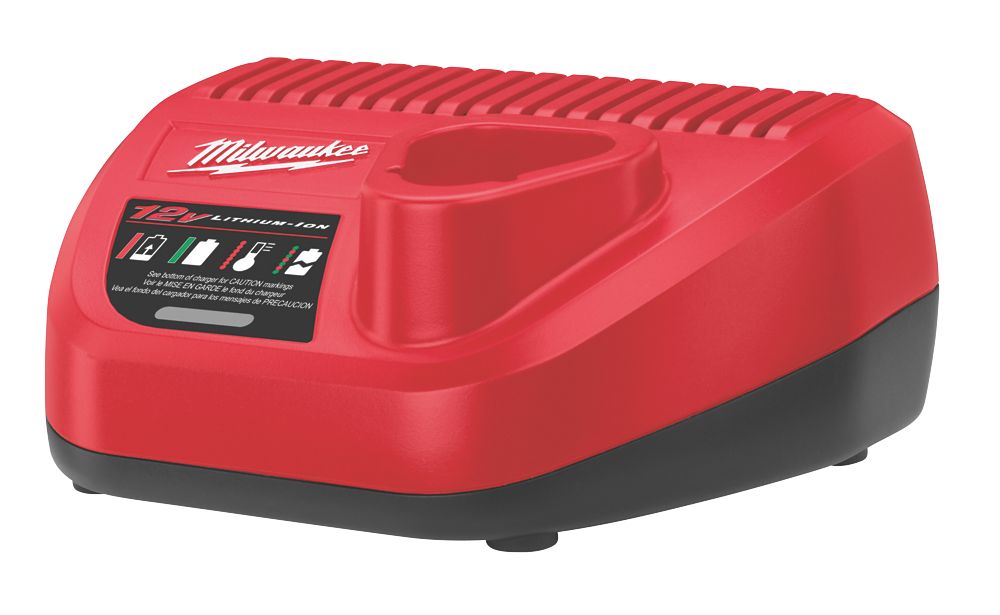 Milwaukee M12 JS 402B 12V 2 x 4.0Ah Li Ion RedLithium Cordless Sub Compact Jigsaw Screwfix