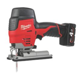 Milwaukee M12 JS-402B 12V 2 x 4.0Ah Li-Ion RedLithium  Cordless Sub-Compact Jigsaw