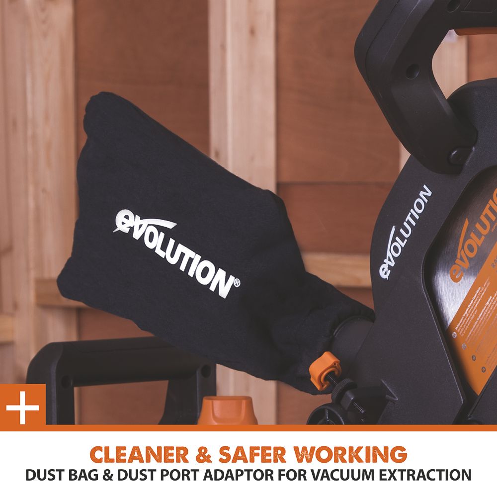 Evolution chop saw online dust bag