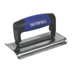 Faithfull Prestige External Curved Edging Trowel 6" x 3"