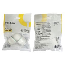 Flomasta  Plastic Push-Fit Equal 90° Elbow 22mm