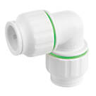 Flomasta Twistloc Plastic Push-Fit Equal 90° Elbow 22mm