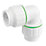 Flomasta Twistloc Plastic Push-Fit Equal 90° Elbow 22mm