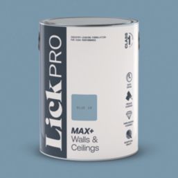 LickPro Max+ 5Ltr Blue 18 Eggshell Emulsion  Paint