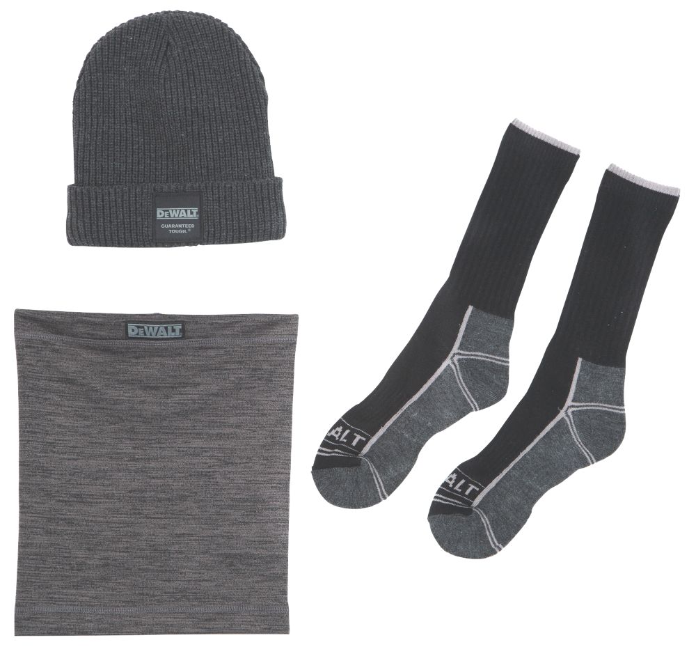 DeWalt  Winter Accessories Set Black/Grey 3 Pieces