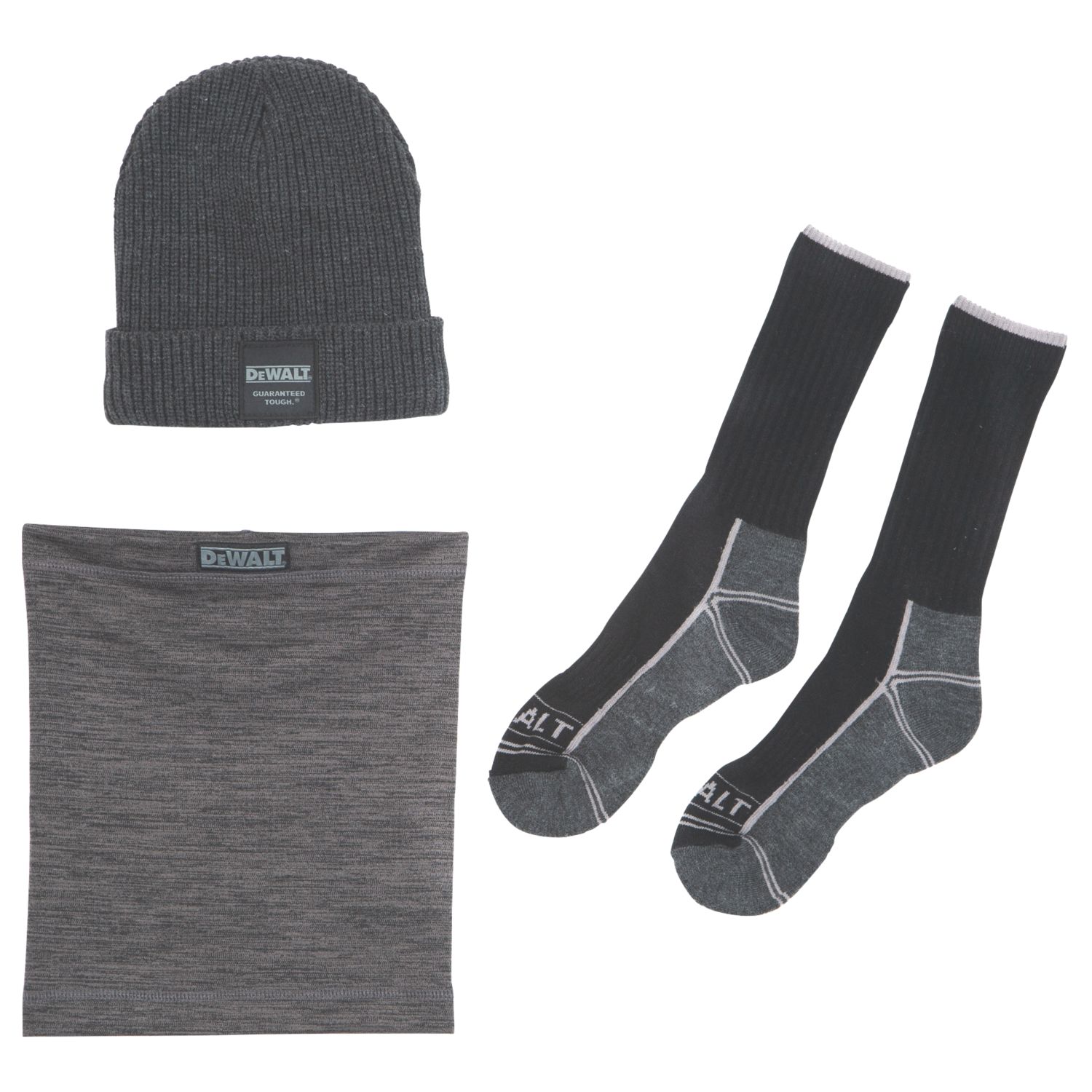 DEWALT Winter Accessories Set Black/Grey 3 Pieces (799KY)