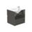 Newland  Double Drawer Wall-Mounted Vanity Unit with Basin Matt Midnight Mist 500mm x 450mm x 540mm