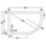 ETAL  Framed Offset Quadrant Shower Enclosure & Tray RH Chrome 1180mm x 780mm x 1940mm