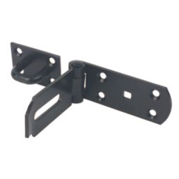 GateMate Heavy Hasp & Staple Powder_Coated 200mm