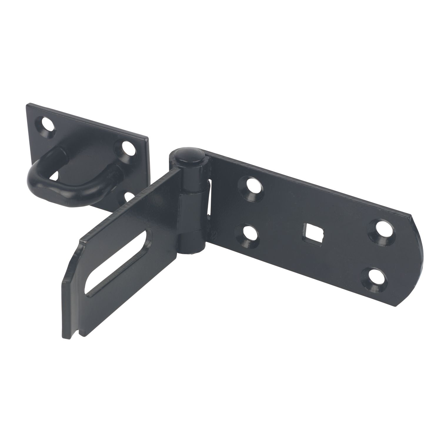 GateMate Heavy Hasp & Staple Powder_Coated 200mm (799YV)