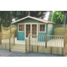 Shire Caledonian 12' x 12' (Nominal) Apex Timber Log Cabin