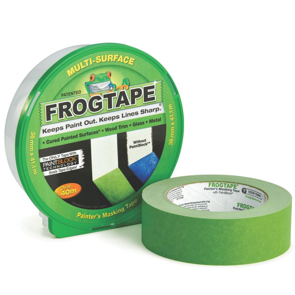 Frogtape Painters Delicate Surface Masking Tape 41m x 24mm - Screwfix