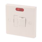 Essentials  13A Switched Fused Spur with Neon White