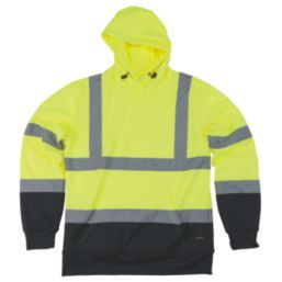 Scruffs  Hi-Vis Hoodie Yellow / Navy 2X Large 53" Chest
