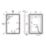 Kansas Rectangular Bathroom Mirror With 2880lm LED Light 500mm x 700mm
