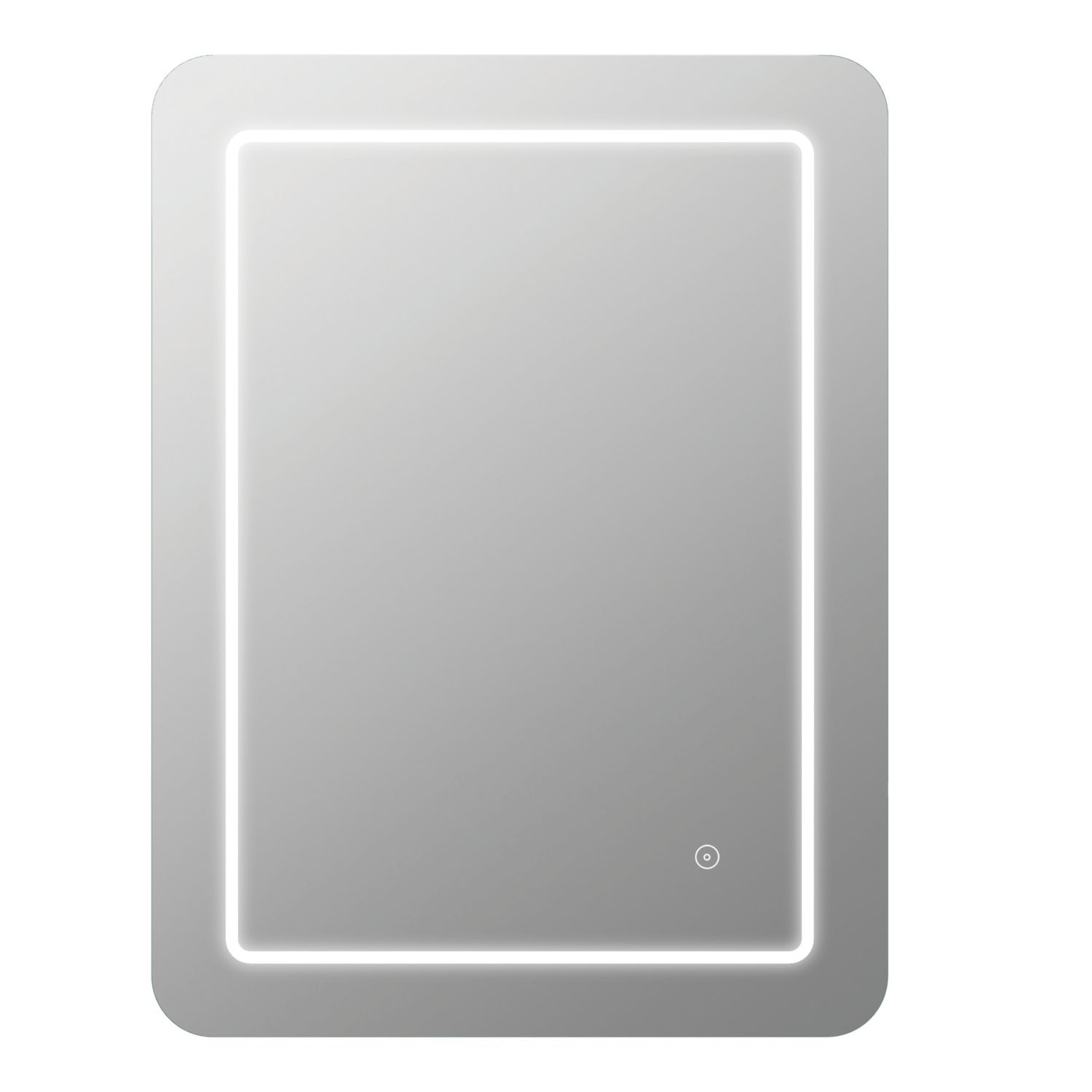 Kansas Rectangular Bathroom Mirror With 2880lm LED Light 500mm x 700mm (800AN)