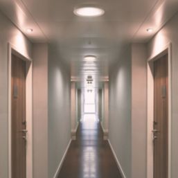 4lite Aspen Indoor & Outdoor Round LED CCT Bulkhead White 24W 2400lm