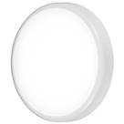 Knightsbridge BT Indoor & Outdoor Maintained or Non-Maintained Switchable Emergency Round LED Bulkhead White 20W 1730 - 1930lm