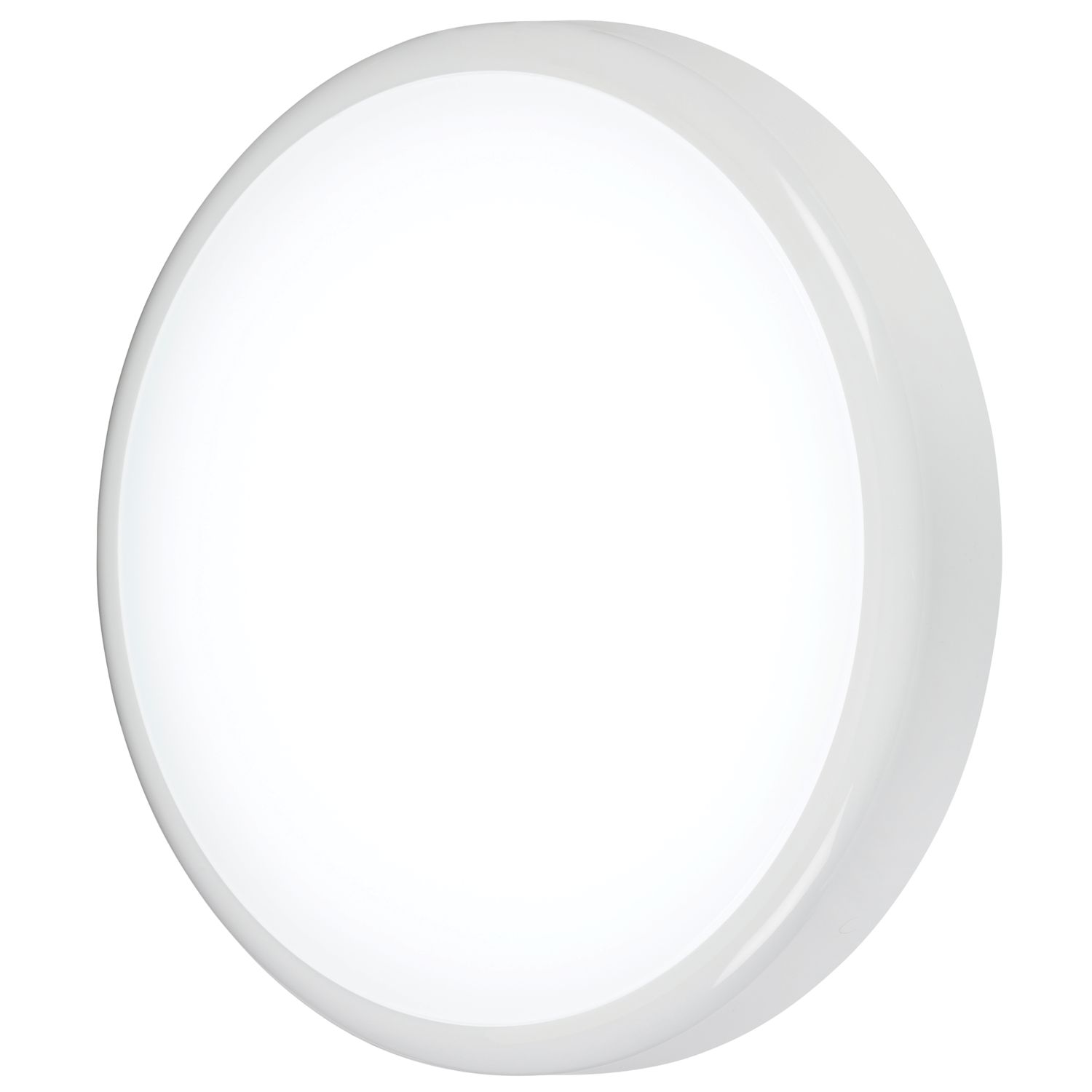 Knightsbridge BT Indoor & Outdoor Maintained or Non-Maintained Switchable Emergency Round LED Bulkhead White 20W 1730 - 1930lm (800GA)