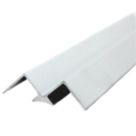 Multipanel Type A Internal Corner Satin Aluminium 2450mm x 11mm