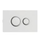 Fluidmaster 1000Z-031-P1 Dual-Flush Pneumatic Plate White