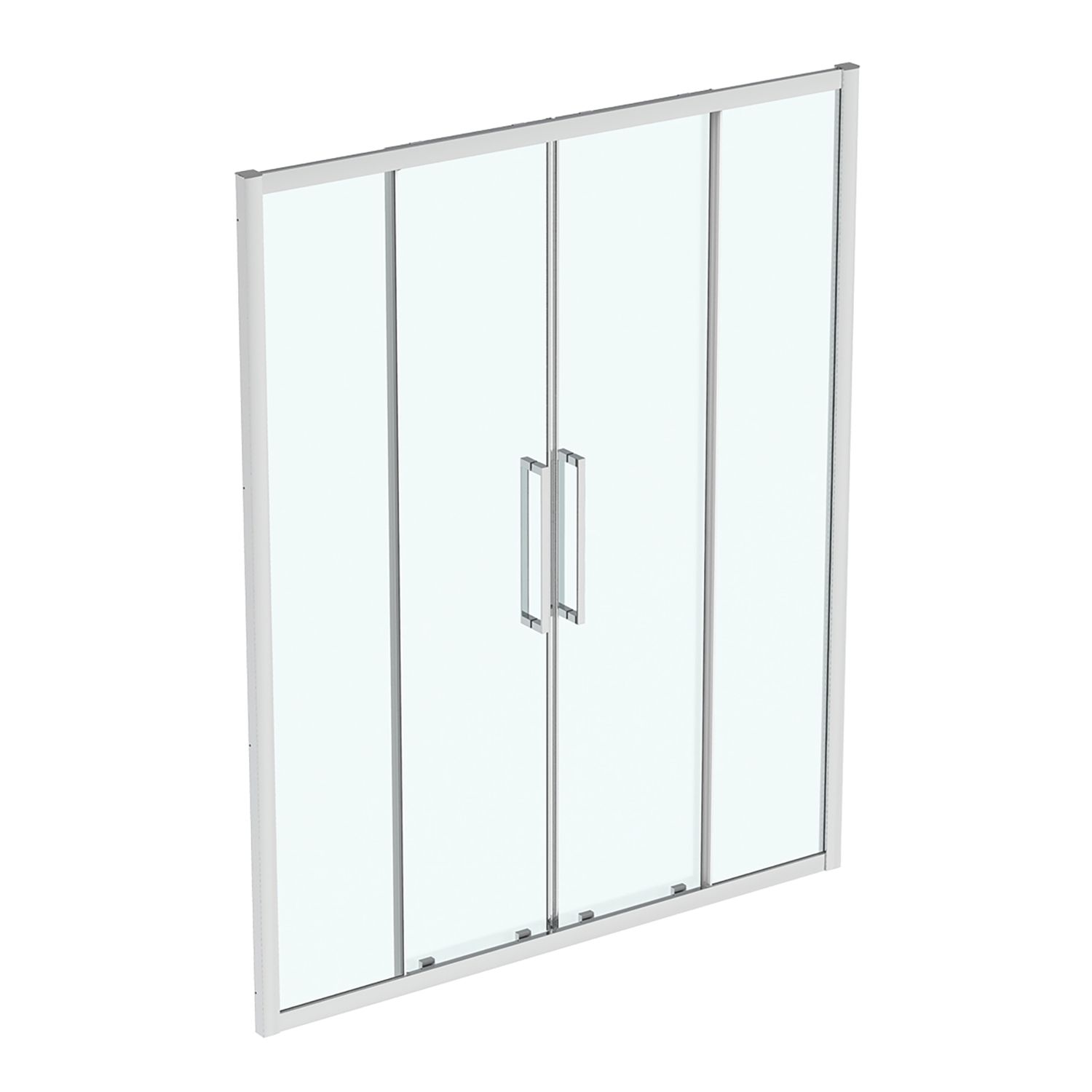 Ideal Standard I.life Semi-Framed Rectangular Sliding Shower Doors Silver 1700mm x 2005mm (800KU)