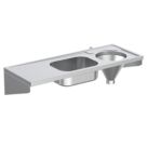 Armitage Shanks Dee Cleaners Sink No Tap Holes 510mm