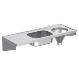 Armitage Shanks Dee Cleaners Sink No Tap Holes 510mm
