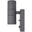 Luceco Azurar Outdoor Decorative External Wall Light With PIR & Photocell Sensor Slate Grey