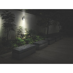 Luceco LEXDSSUDPIRG-01 Outdoor Decorative External Wall Light With PIR & Photocell Sensor Stainless Steel