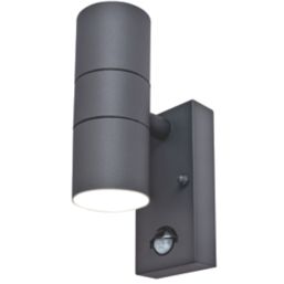 Luceco LEXDSSUDPIRG-01 Outdoor Decorative External Wall Light With PIR & Photocell Sensor Stainless Steel