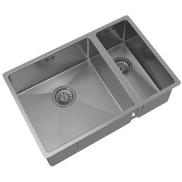 1.5 bowl stainless steel sink no drainer sale