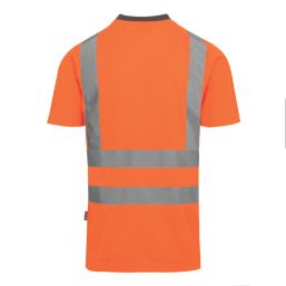 Regatta Pro Contract Short Sleeve Hi-Vis T-Shirt Orange Large 41.5" Chest