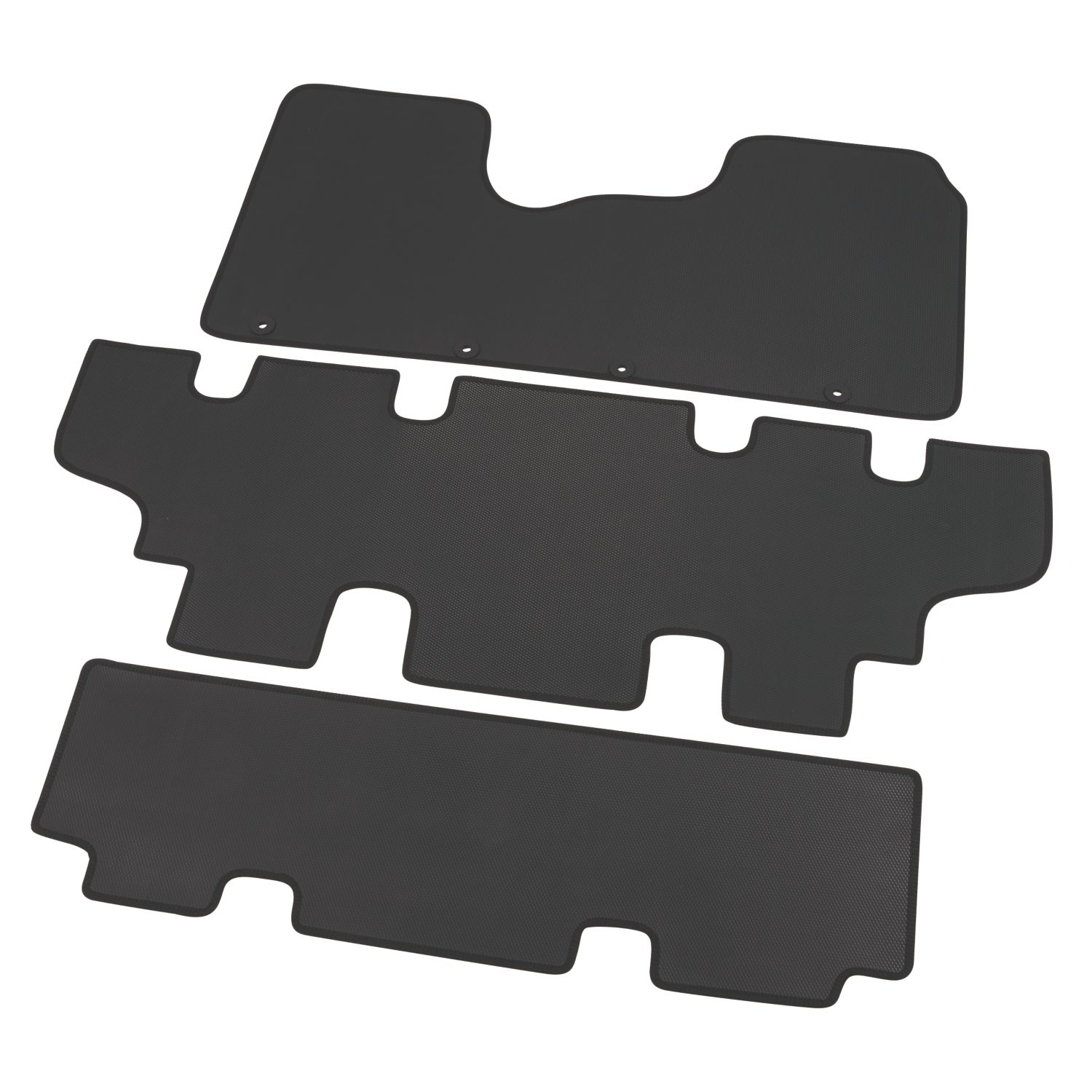 Unique Products Vauxhall Vivaro Mini Bus 2014 - 2019 Rubber Automotive Mat 3 Pieces (800VE)