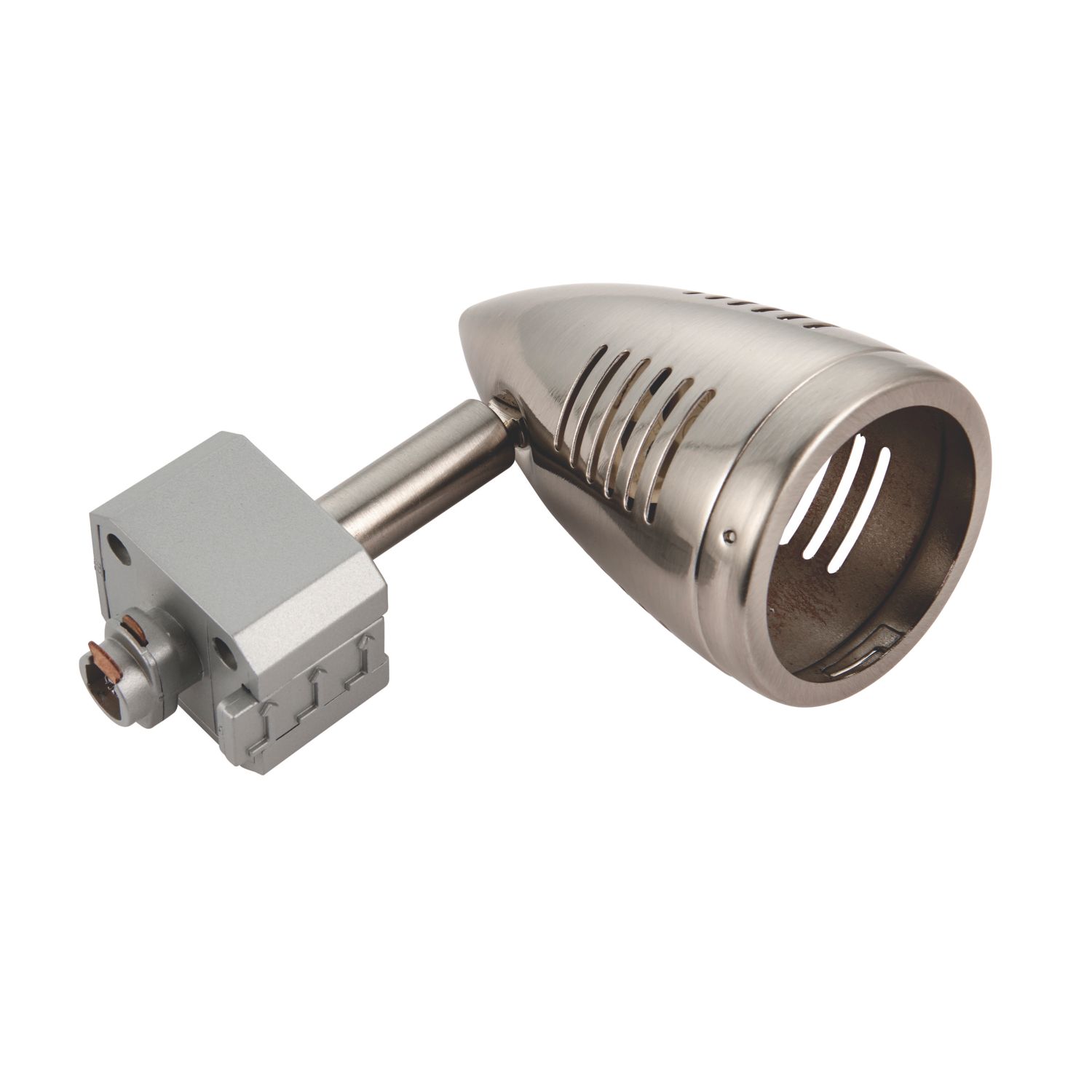 Saxby Bullett 1-Circuit Track Spotlight Satin Chrome (800VX)