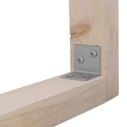 Magnodur Angle Brackets Silver 30mm x 30mm x 30mm 10 Pack