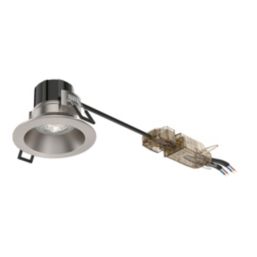 Collingwood DT4 Low Glare Fixed  Fire Rated LED Downlight Brushed Steel 4.3W 440-490lm