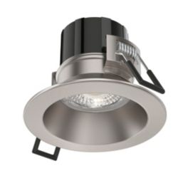 Collingwood DT4 Low Glare Fixed  Fire Rated LED Downlight Brushed Steel 4.3W 440-490lm